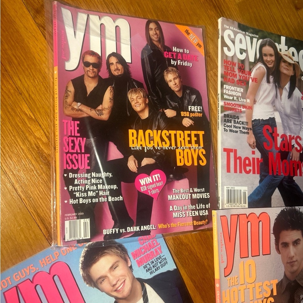 Backstreet Boys YM magazine interest check
